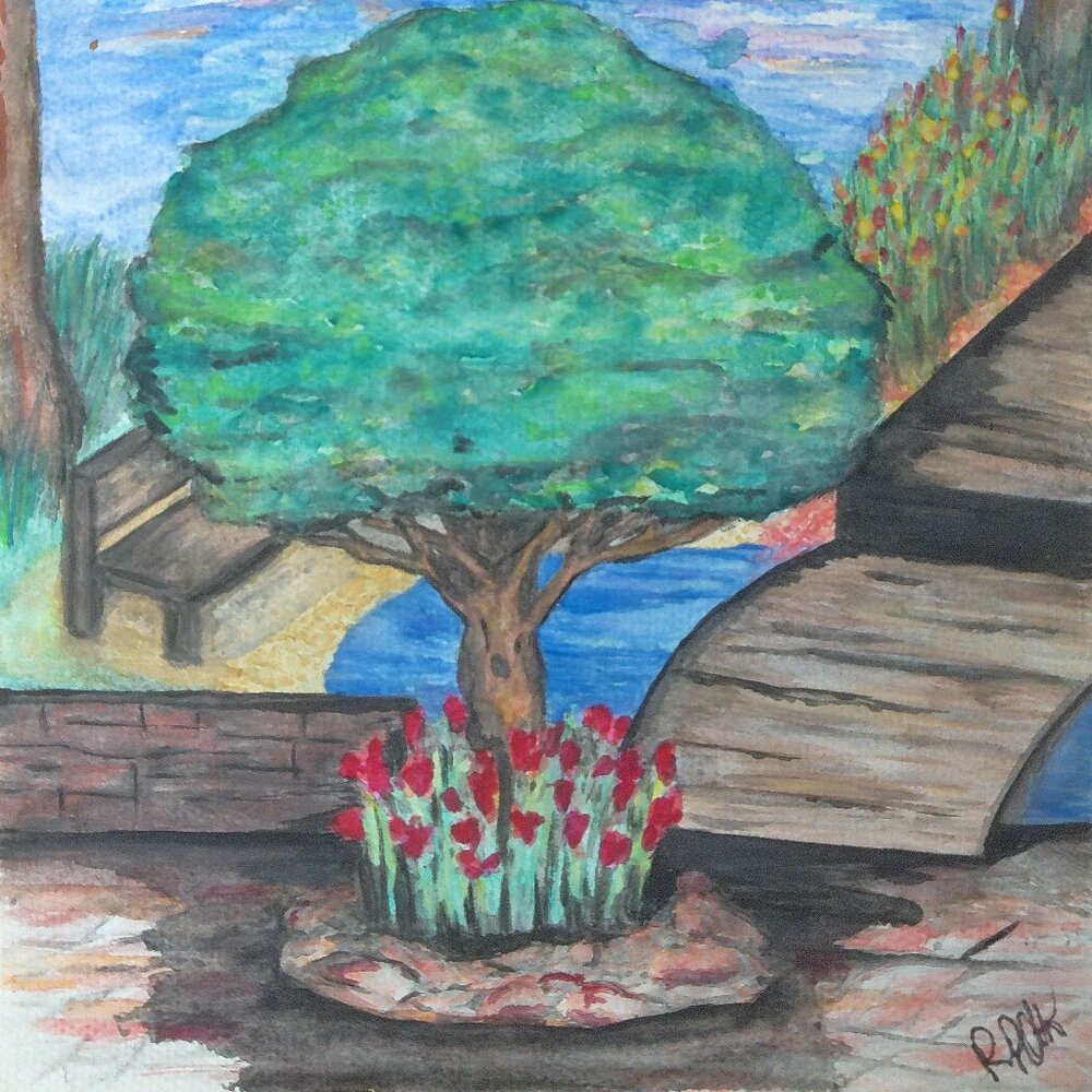 Original Painting By Artist Rachael Potter "The Right Path"